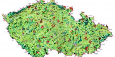 الخريطة السياحية جمهورية التشيك